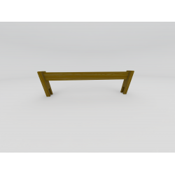 Zabezpieczenie do łóżka sosnowe 108cm